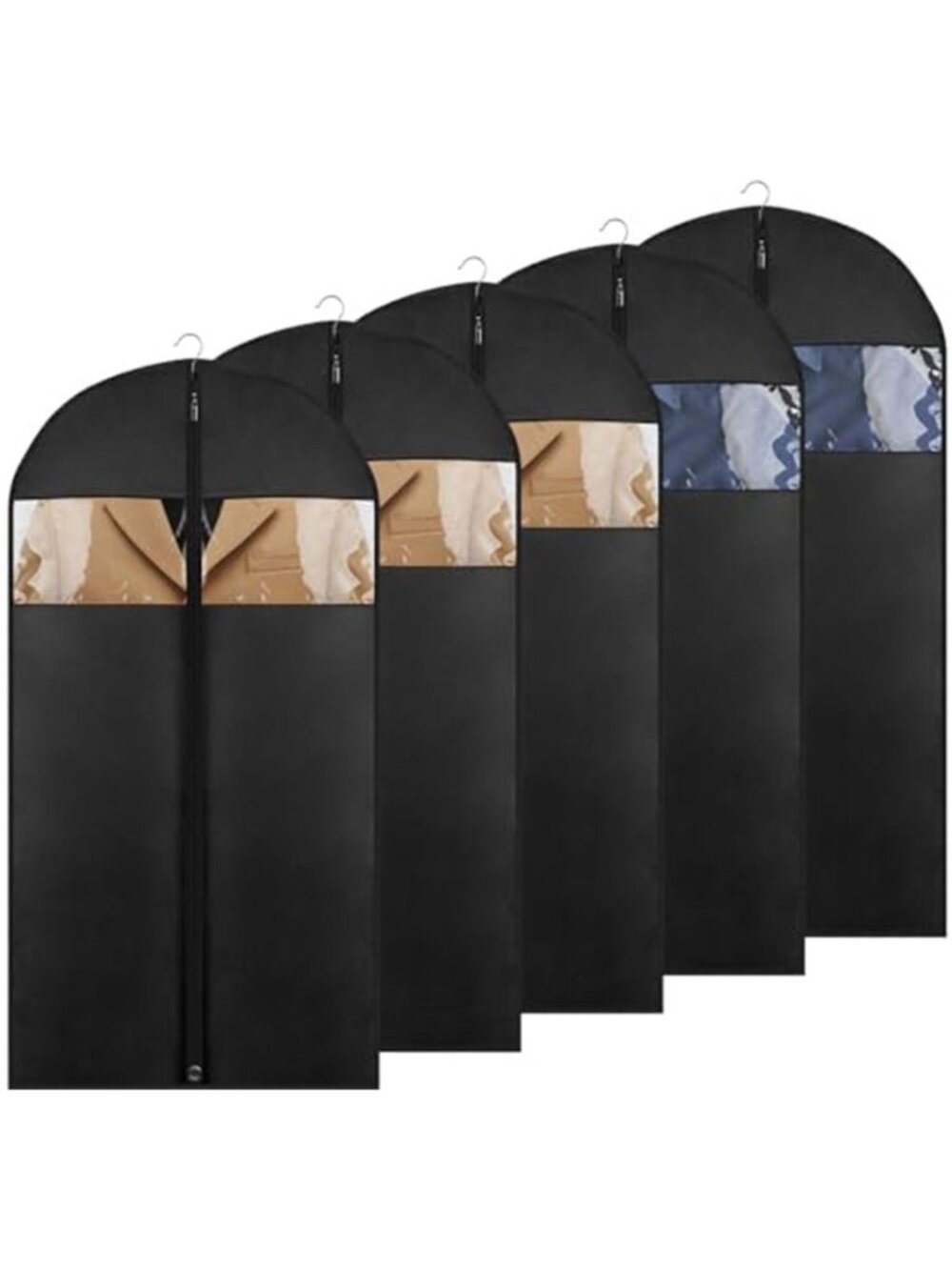 Garment Bag Suit Cover Travel Zippered Waterproof Dustproof Storage